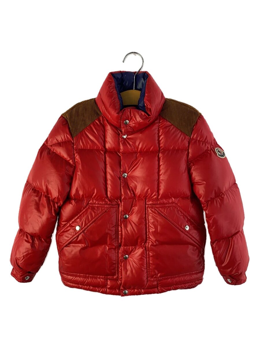 【中古】MONCLER◆モンク軌跡/上衣/130珊/ポリエステル/赤/赤いこと/RED/I29541A00101【キッズ】