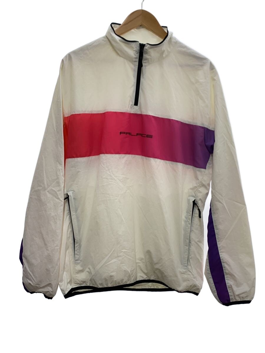 【中古】PALACE◆ナイロン上衣/M/ナイロン/WHT/刷り上げる//【メンズウェア】