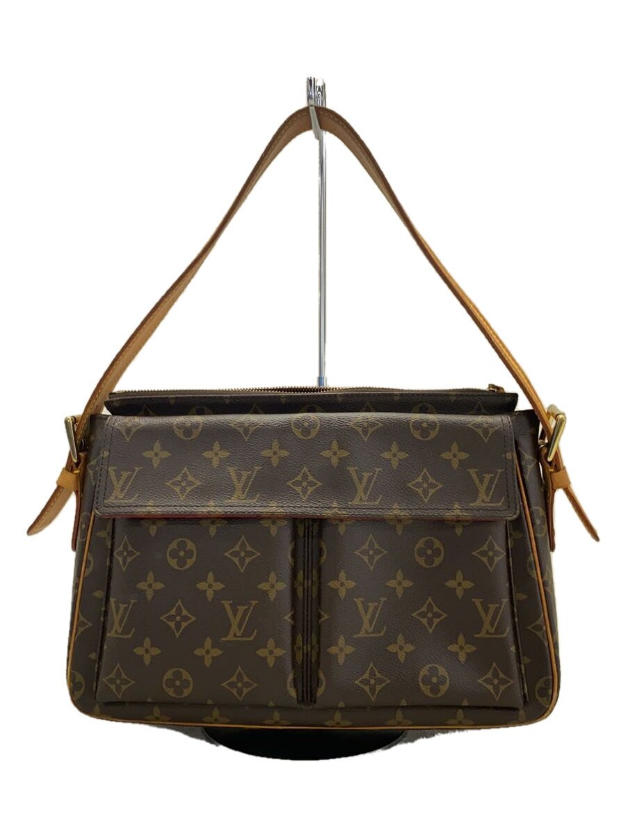 【中古】LOUIS VUITTON◆ヴィバシテGM_モノグラム・キャンバス_BRW/PVC/BRW【バッグ】｜2ｎｄ STREET 店