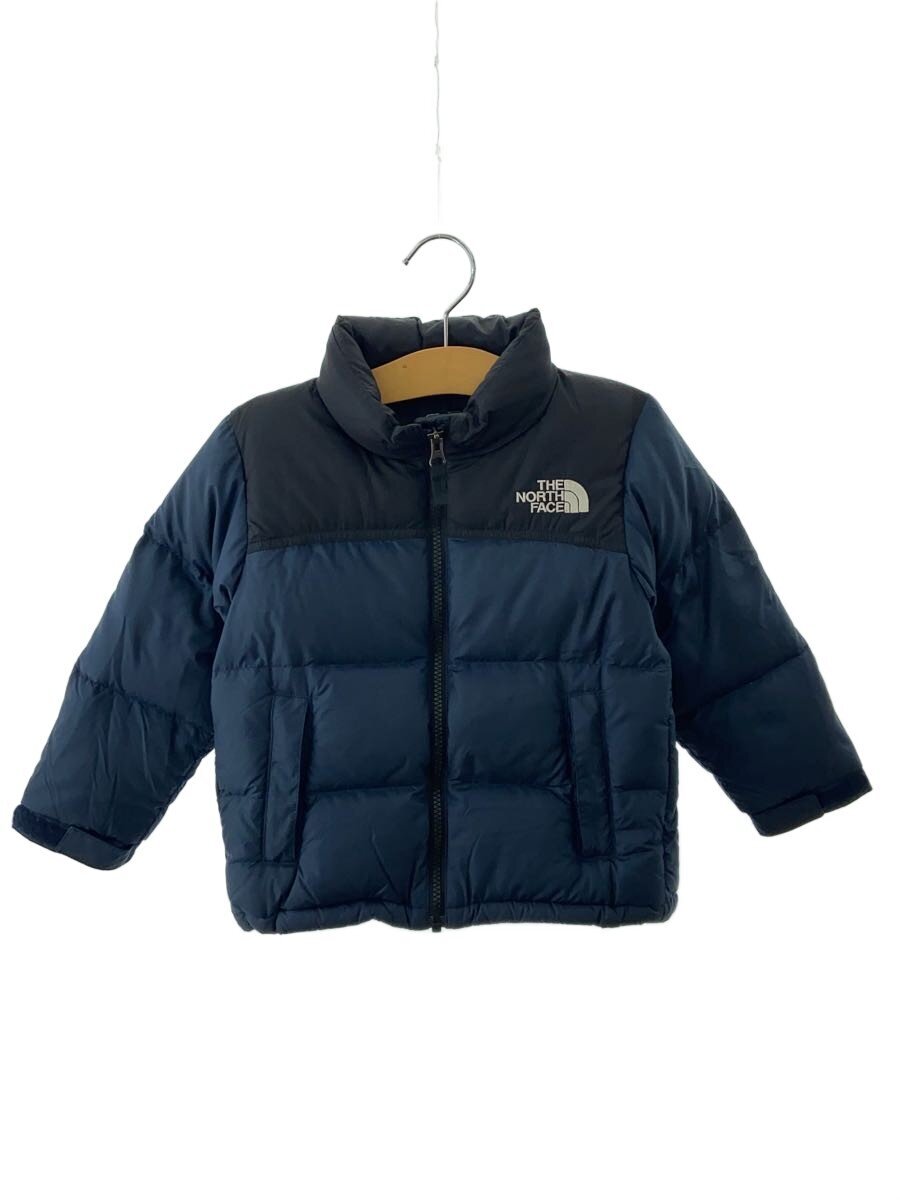 【中古】THE NORTH FACE◆上衣/100珊/ナイロン/NVY/ヌプシ/落ちこむ上衣//【キッズ】