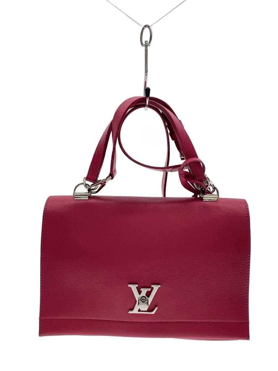 【中古】LOUIS VUITTON◆ロックミー・カルターブル_パルナセア/なめし革/PNK【御徒面子】