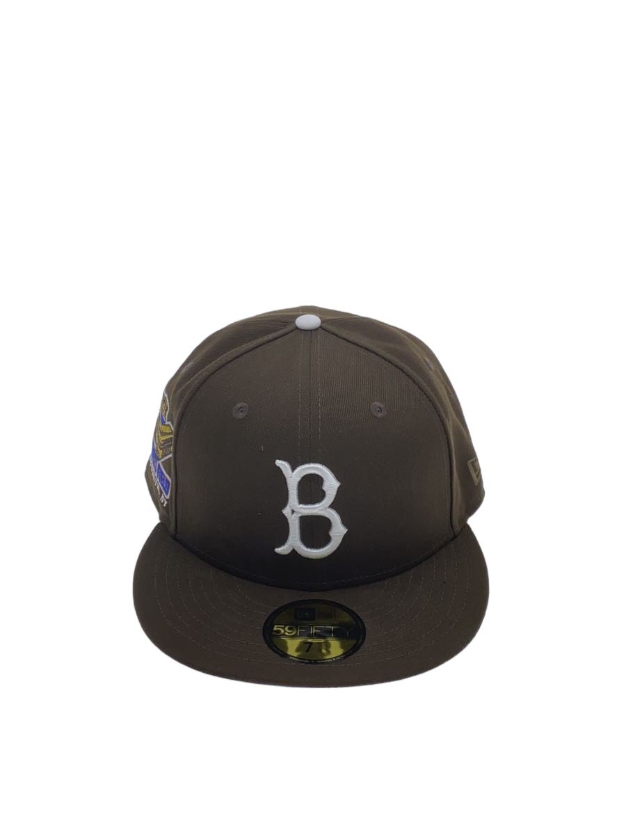 【中古】NEW ERA◆旗がしら/7 5/8/ポリエステル/BRW/メンズ/Brooklyn Dodgers【服飾雑貨他】