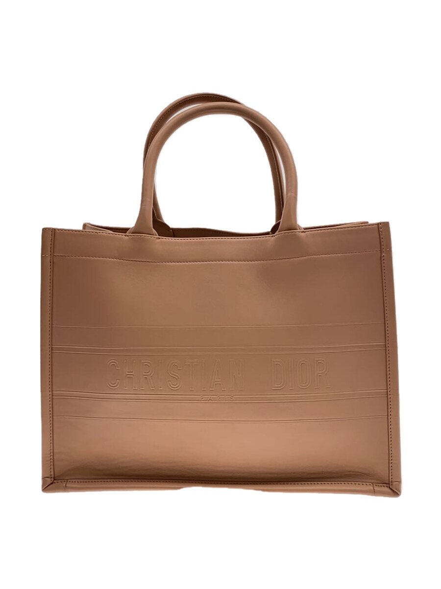 【中古】Christian Dior◆ブックトート ミディアム/トートバッグ/レザー/ピンク/M1296Z/クリスチャンディオール【バッグ】｜2ｎｄ STREET 店 91,113円