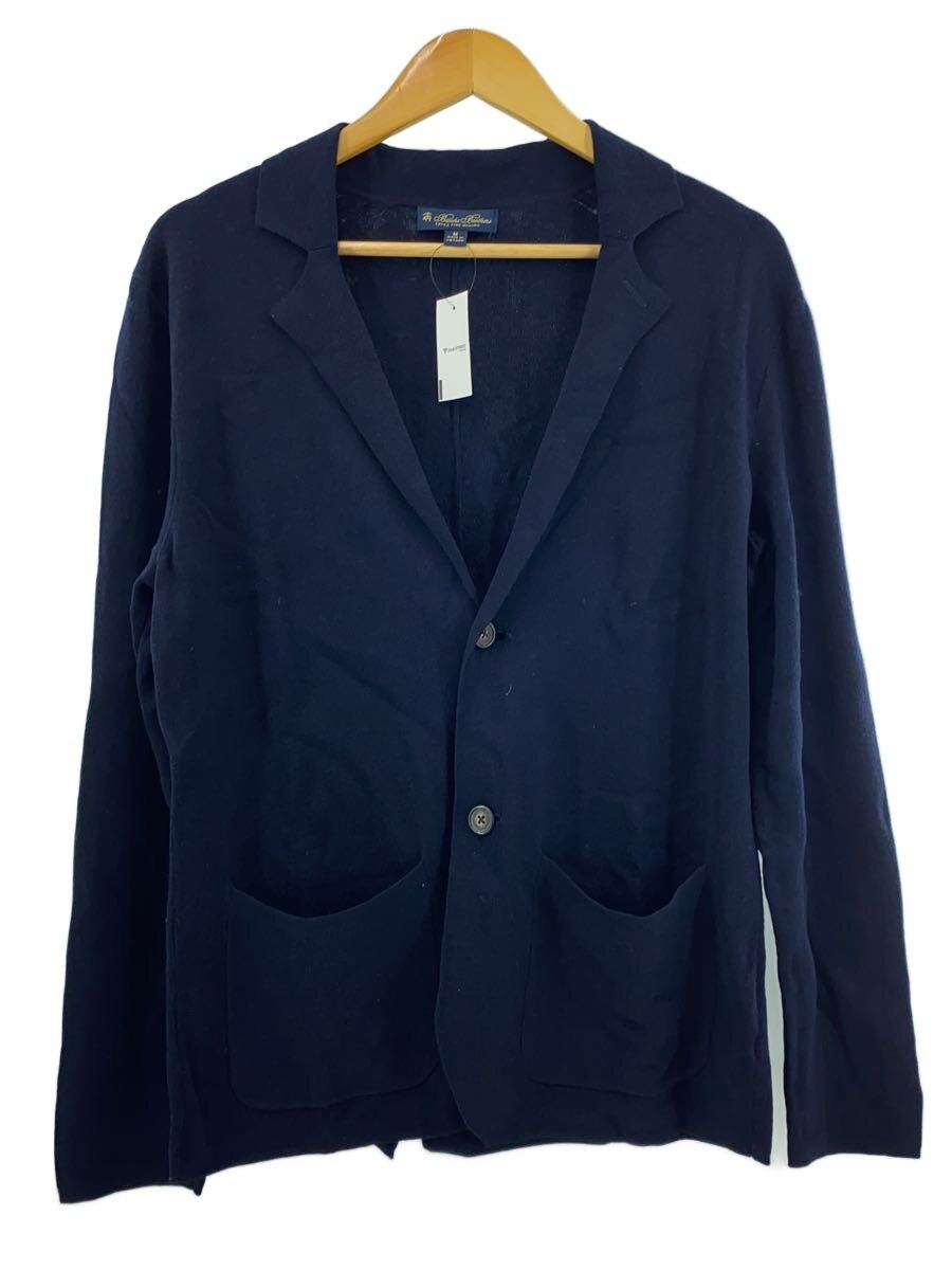 【中古】BROOKS BROTHERS◆編み物・プルオーバー(薄っぺら)/M/羊毛/NVY/100209786【メンズウェア】