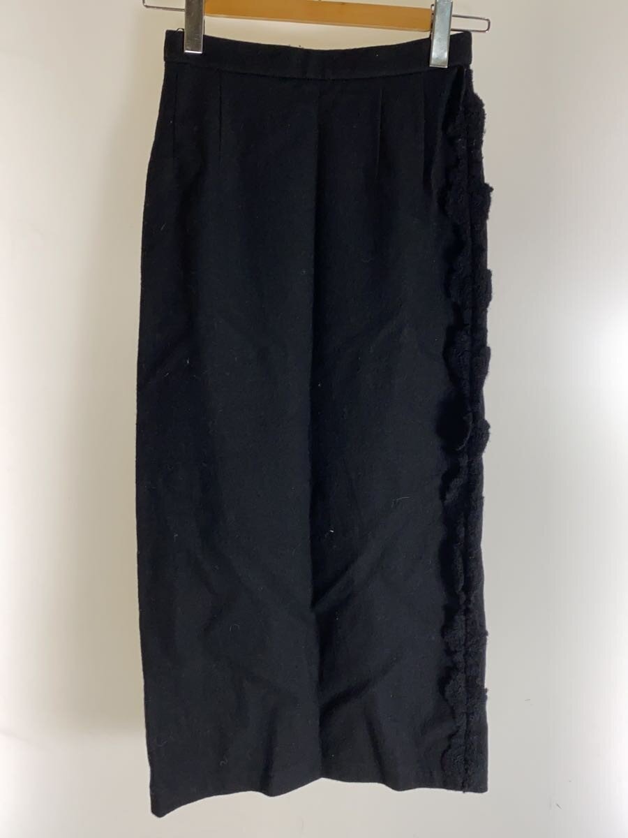 【中古】tricot COMME des GARCONS◆ロングスコート/M/羊毛/BLK/07027M【レディース御召しもの】