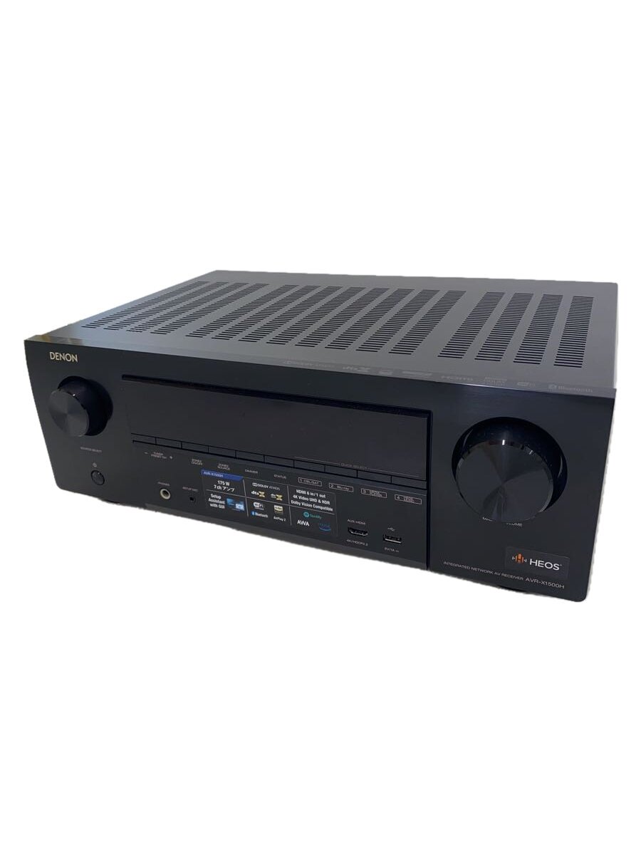 【中古】DENON◆AV受信システム/AVアンプリファイアー/AVR-X1500H/オーディオ設備/黒物家電/デノン/黒いこと【家電・視覚性・オーディオ】