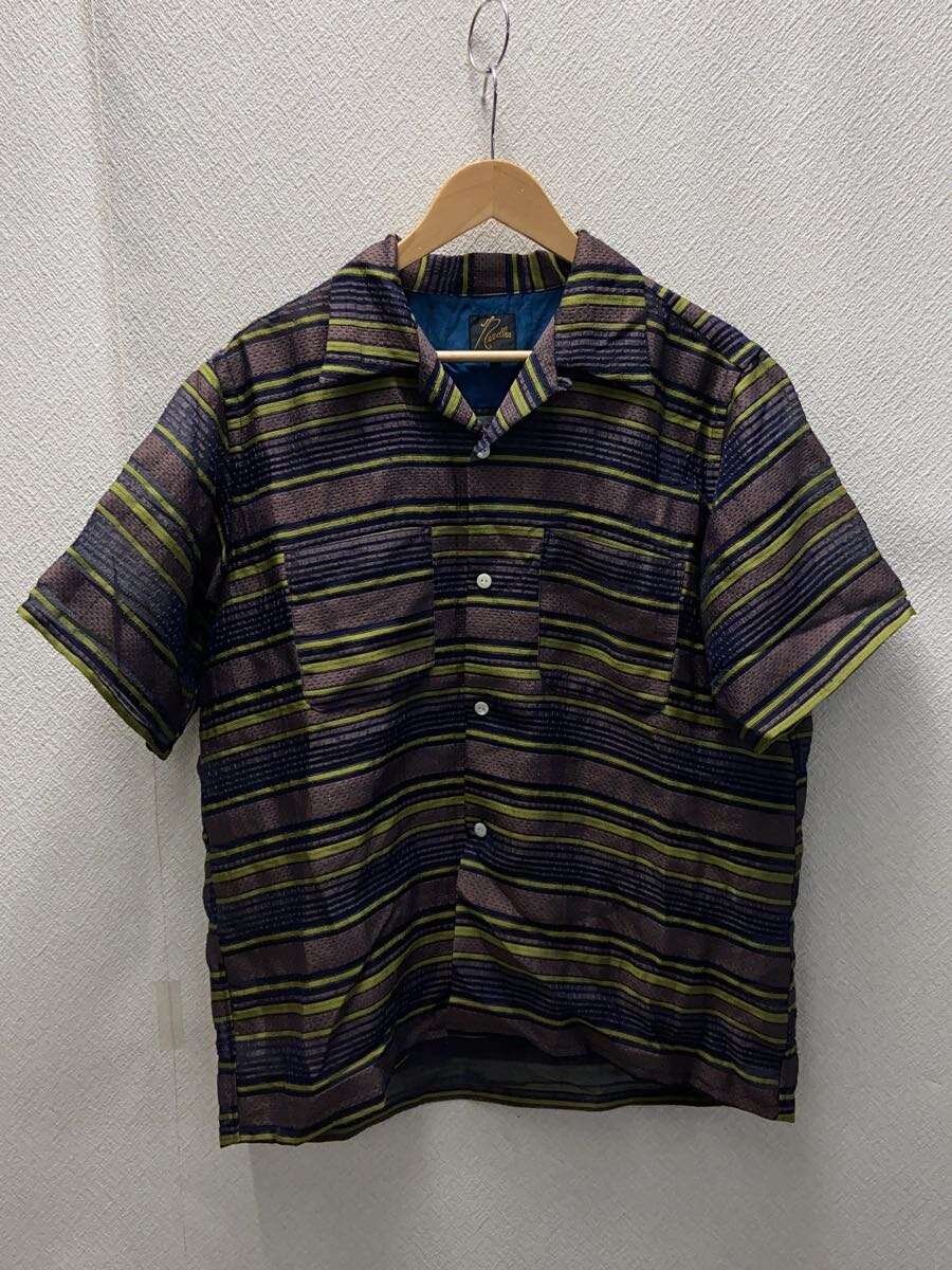 【中古】Needles◆半袖プルオーバー/M/ポリエステル/マルチ色合い/間借り人/OT145【メンズウェア】