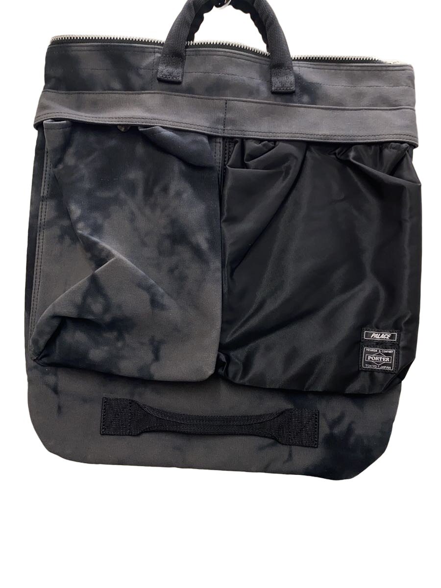 【中古】PORTER◆トートバッグ/帆布/GRY【御徒面子】