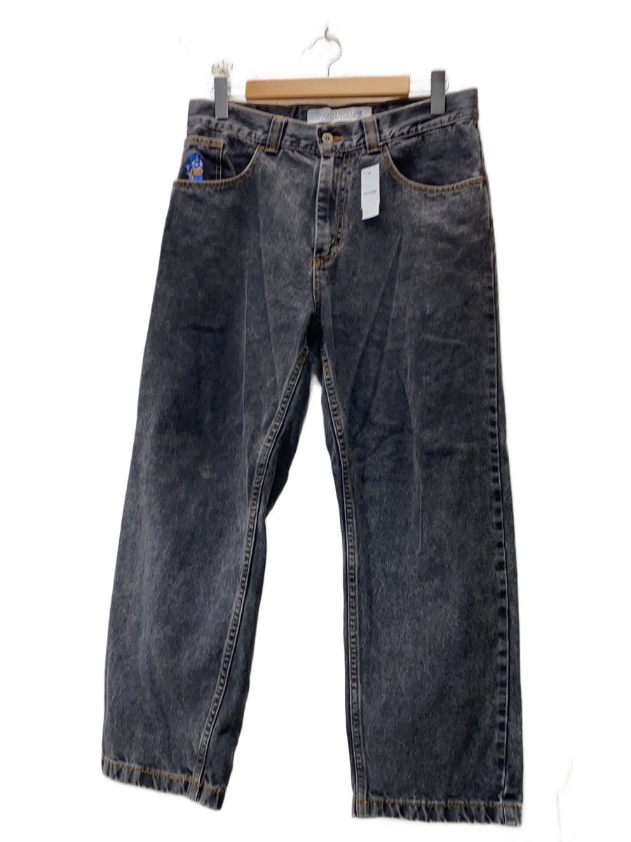 【中古】POLAR SKATE CO.◆93denim/下つ方/30/綿織物/BLK/無地【メンズウェア】