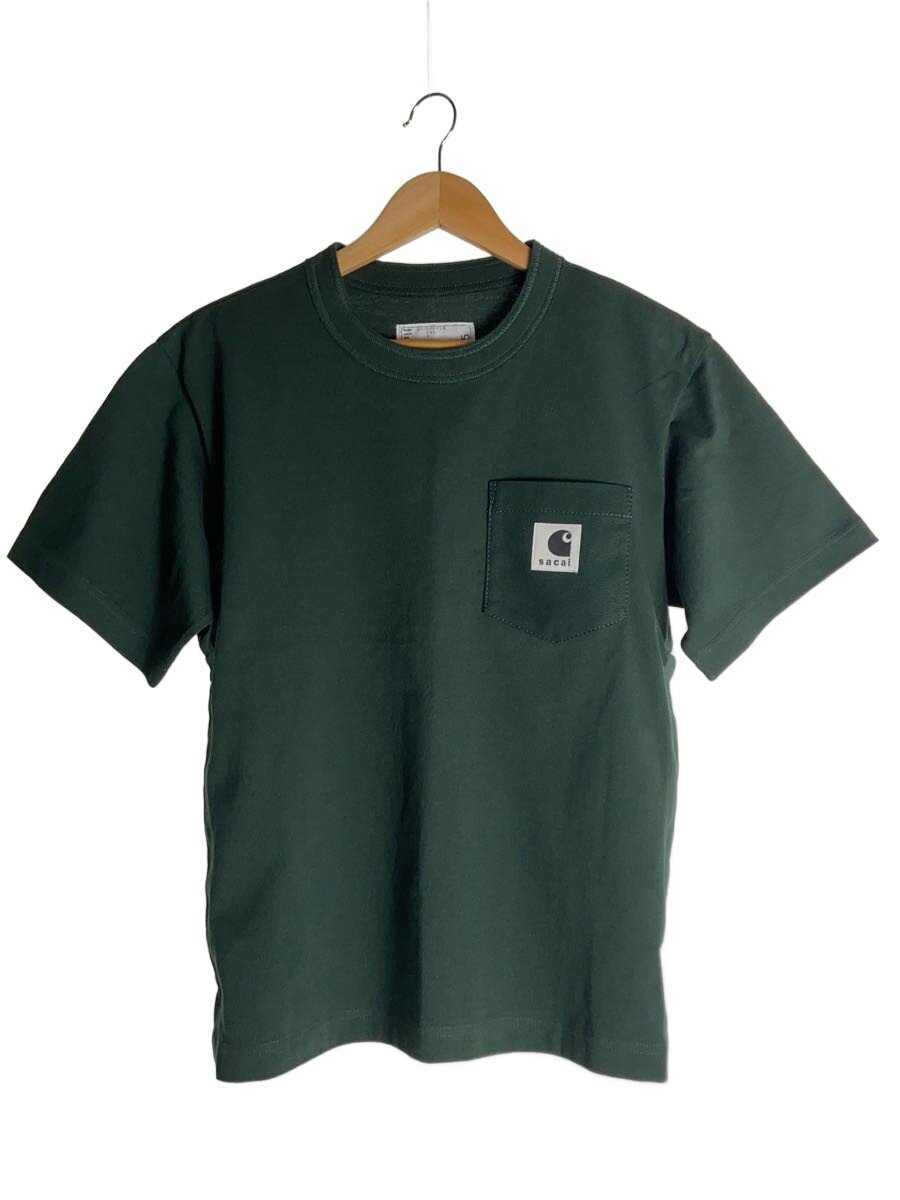 【中古】sacai◆25aw/Carhartt WIP Cotton Jersey T-Shirt/Tシャツ/0/コットン/GRN/無地//【メンズウェア】｜2ｎｄ STREET 店