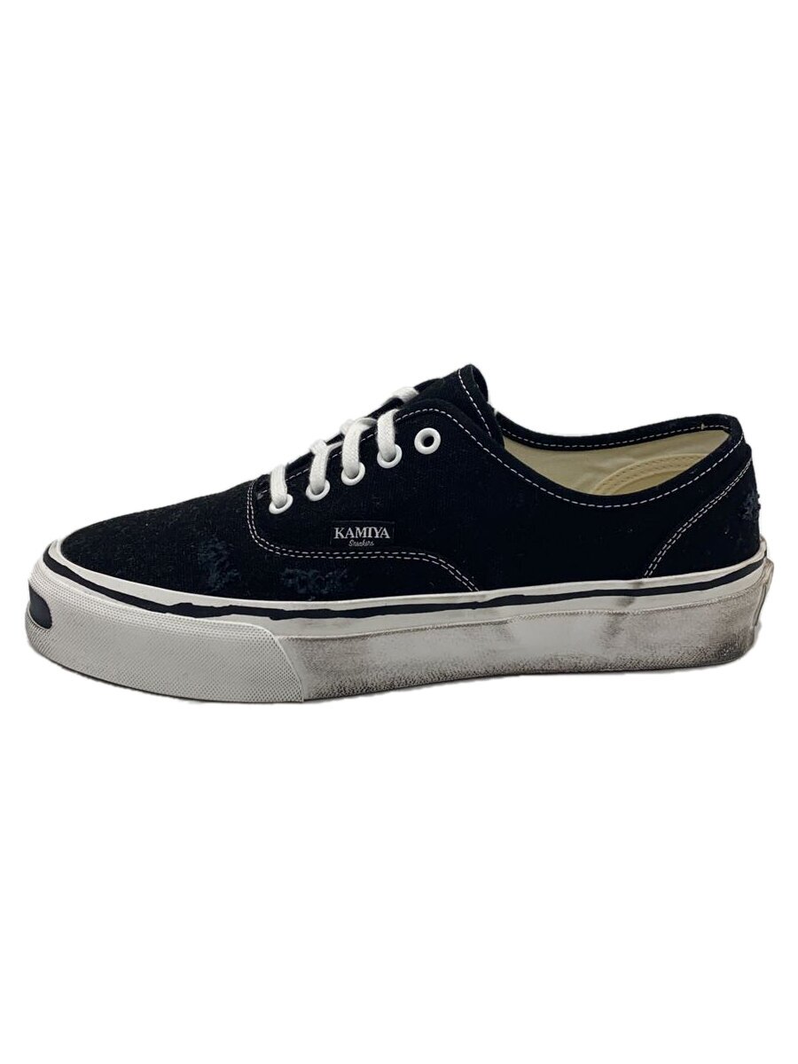 【中古】KAMIYA◆Herc/Distressed Vulcanized Sneaker/43/BLK/G13FW702【シューズ】｜2ｎｄ STREET 店