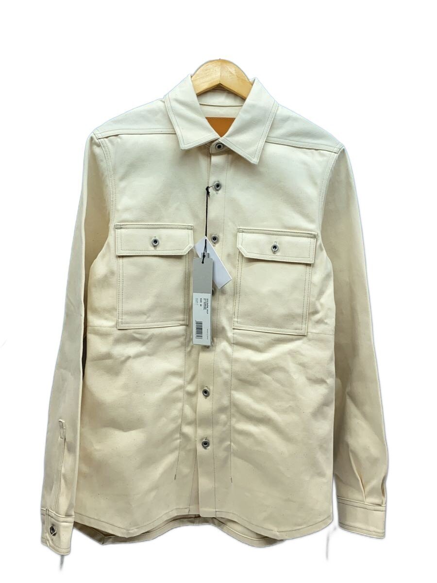【中古】Rick Owens◆引き舟付/22SS/OUTERSHIRT/ジーンズ上衣/40/綿織物/BEG/RO01B4786-HNJP//【メンズウェア】