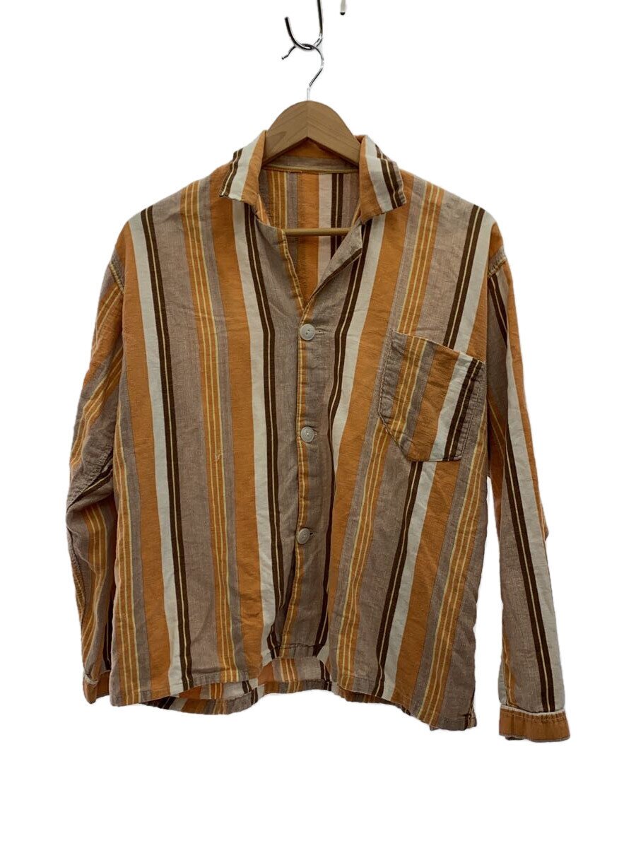 【中古】長袖シャツ/--/--/ORN/ストライプ/50～60s/ネコ目ボタン【メンズウェア】｜2ｎｄ STREET 店