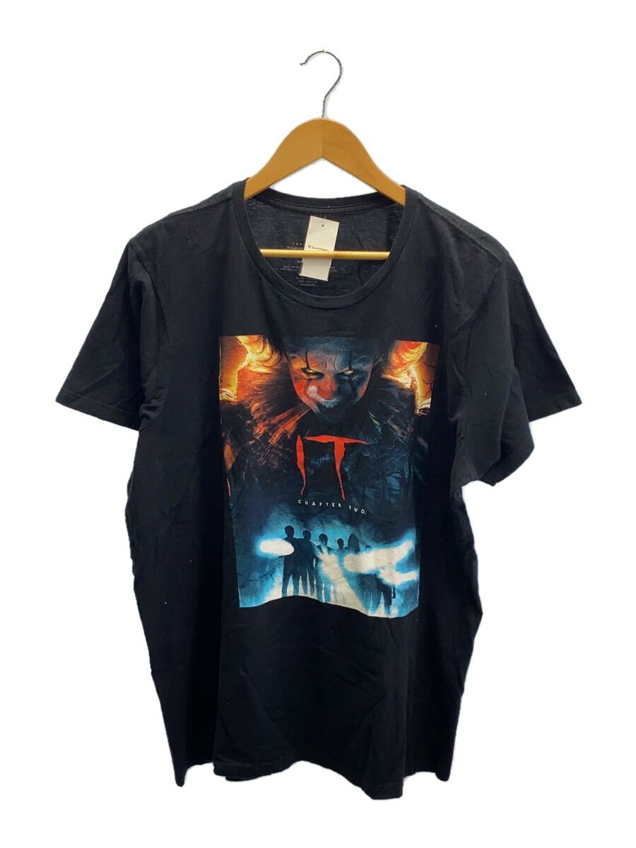 【中古】IT/カットソー/XXL/綿織物/黒いこと【メンズウェア】