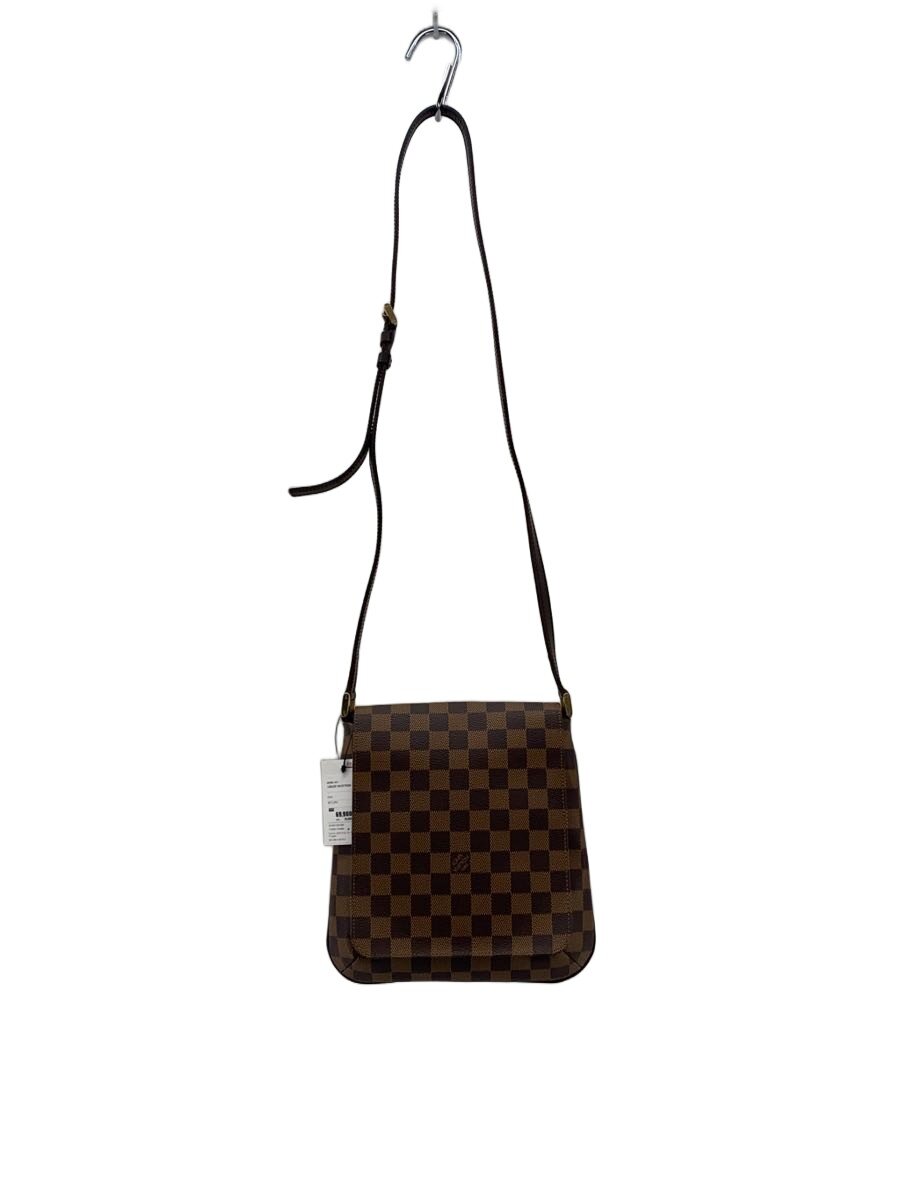 【中古】LOUIS VUITTON◆ミュゼット・サルサ_ダミエ・エベヌ_ロングショルダー_BRW/PVC/BRW【バッグ】｜2ｎｄ STREET 店