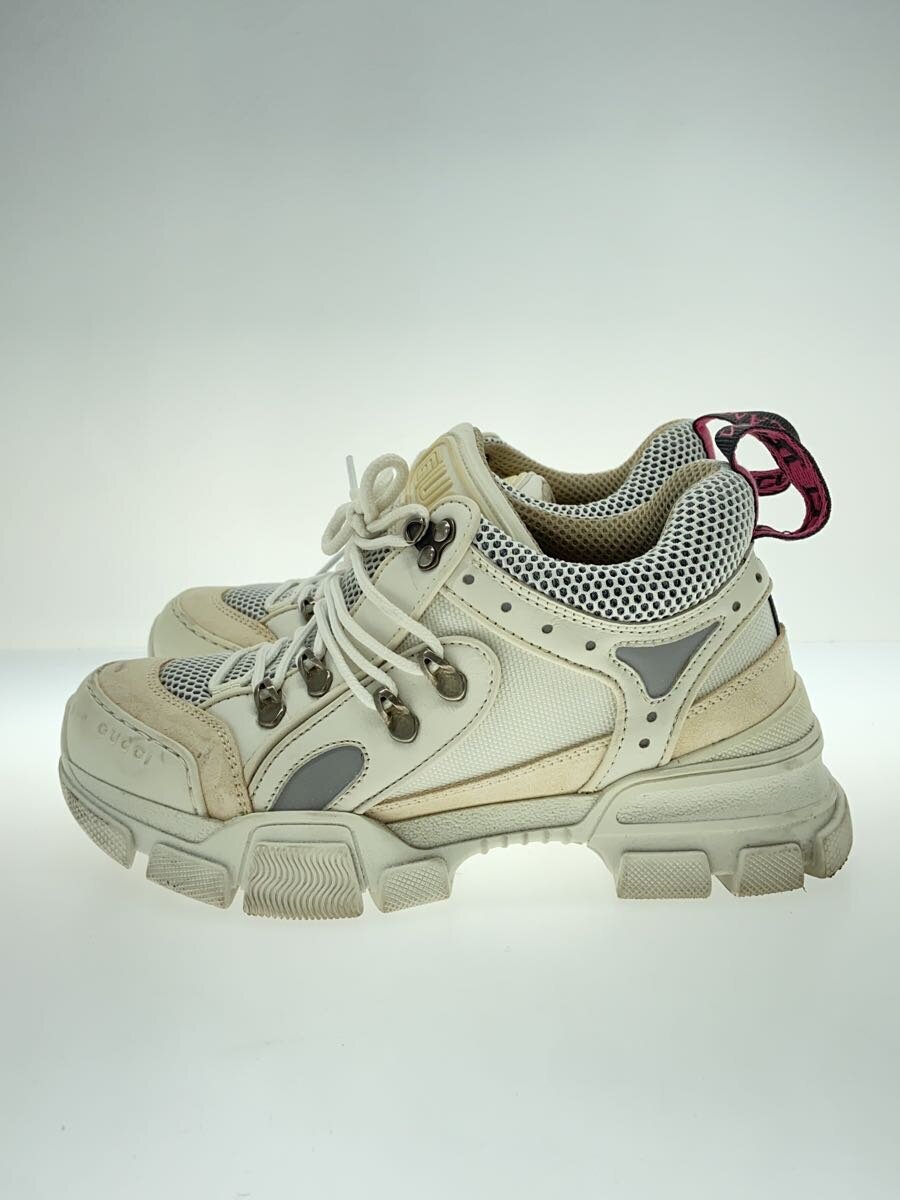 【中古】GUCCI◆ローカットスニーカー/37/WHT【シューズ】