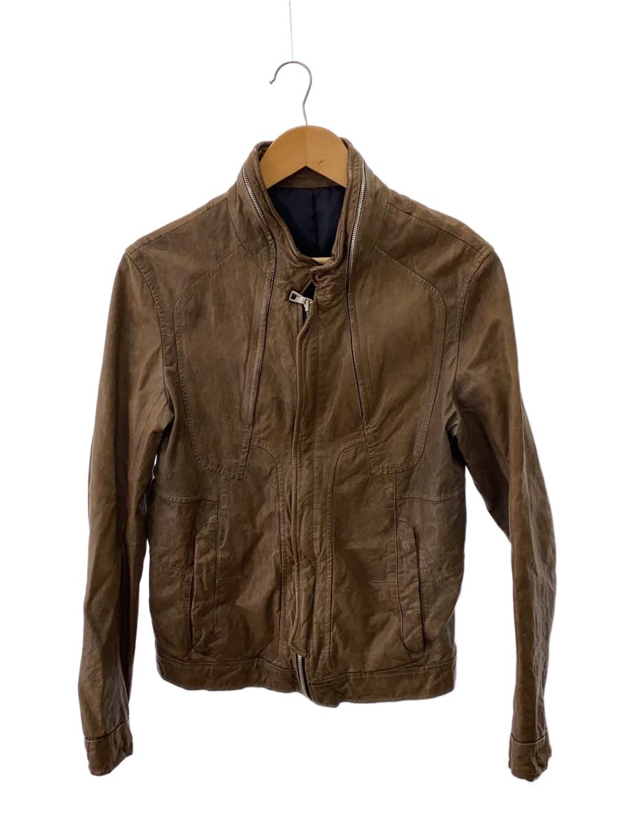 【中古】STUD HOMME/レザージャケット・ブルゾン/--/レザー/BEG//【メンズウェア】|2nd STREET 店