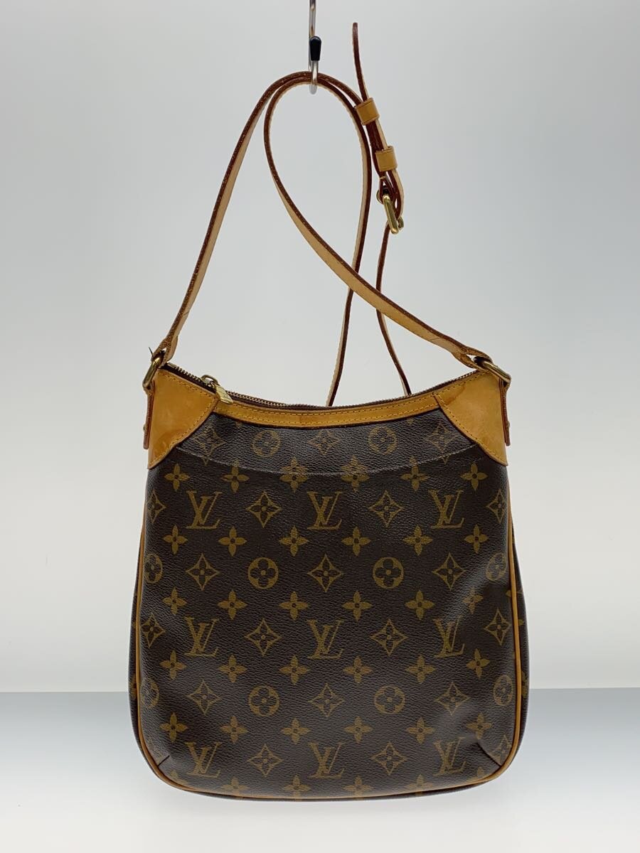 【中古】LOUIS VUITTON◆オデオンPM_モノグラム・帆布_BRW/PVC/BRW【御徒面子】