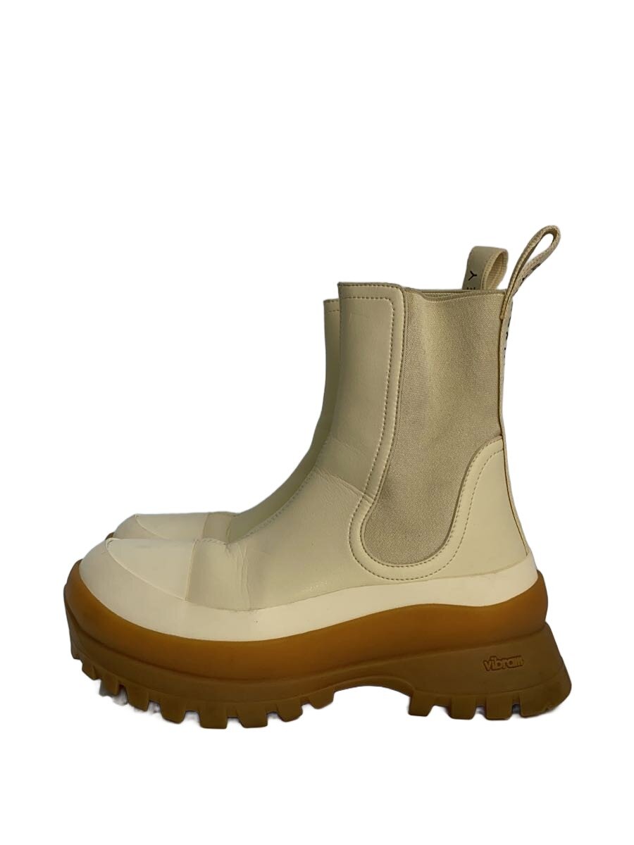 【中古】STELLAMcCARTNEY◆ブーツ/36/WHT/レザー【シューズ】|2nd STREET 店