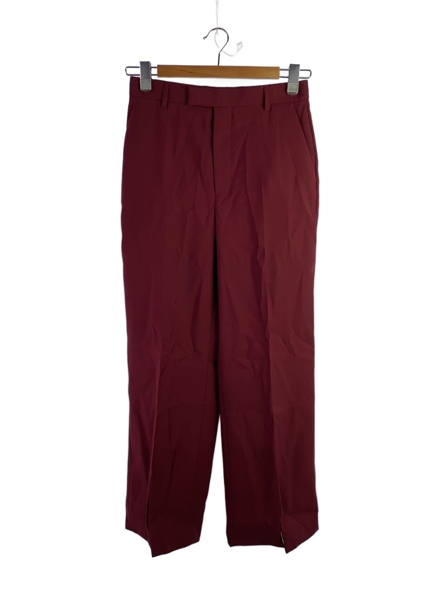 【中古】GUCCI◆Oversized Wide Leg Trousers/38/羊毛/BRD/無地【レディースお召しもの】
