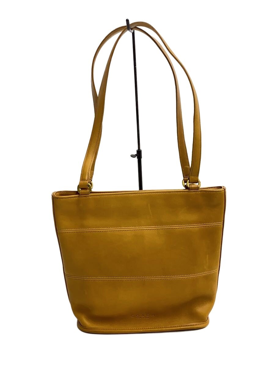【中古】COACH◆ハンドバック/--/YLW【御徒面子】