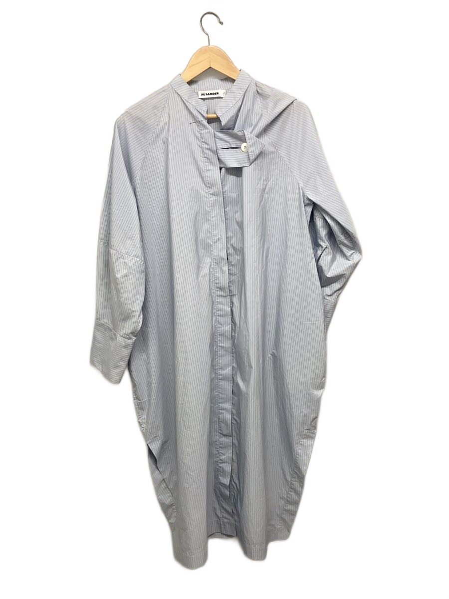 【中古】JIL SANDER◆19ss/ドレスシャツ/34/コットン/BLU/ストライプ/JSWO507806 WO444117【レディースウェア】|2nd STREET 店
