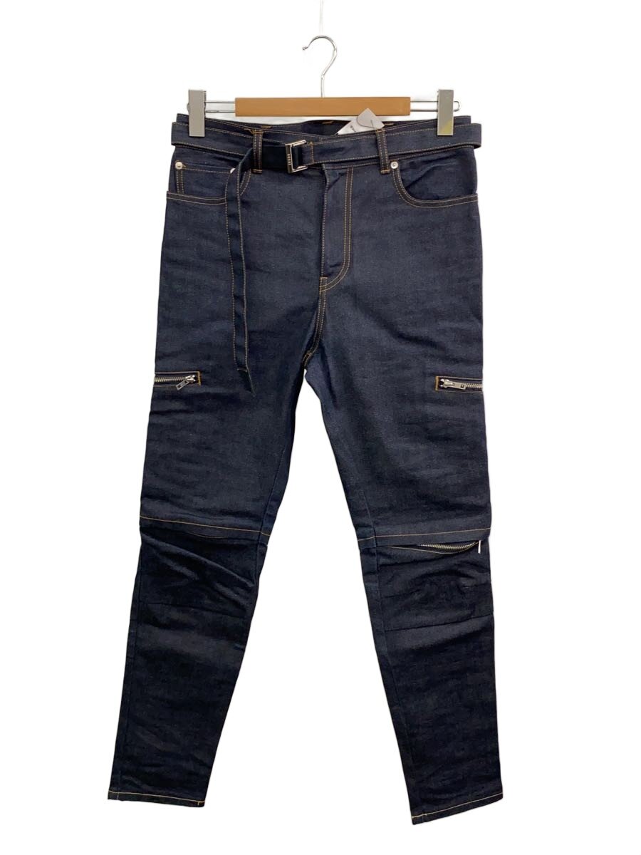 【中古】sacai◆22SS/DENIM PANTS/バイカーデニム/下つ方/2/ジーンズ/IDG/22-02721M【メンズウェア】