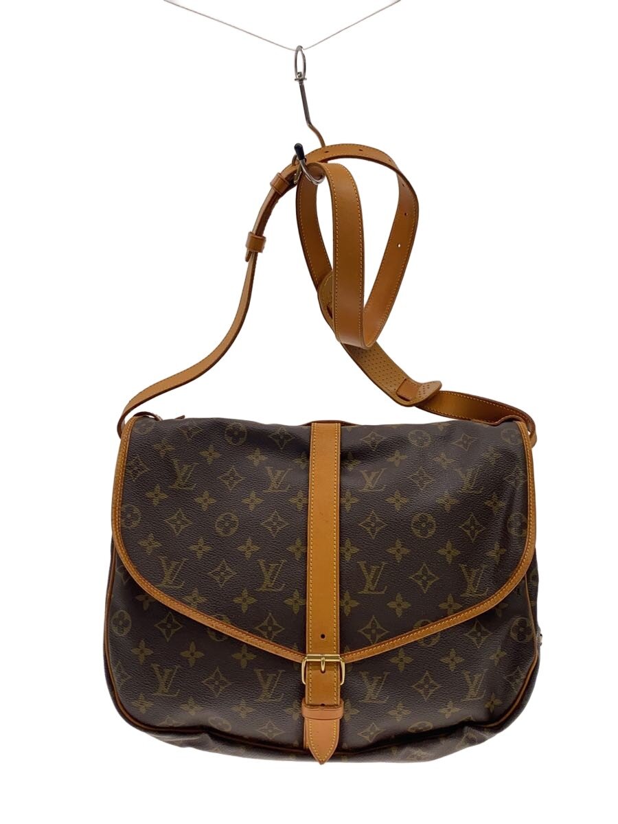 【中古】LOUIS VUITTON◆1)ソミュール35_モノグラム・キャンバス/--/BRW/総柄//【バッグ】|2nd STREET 店