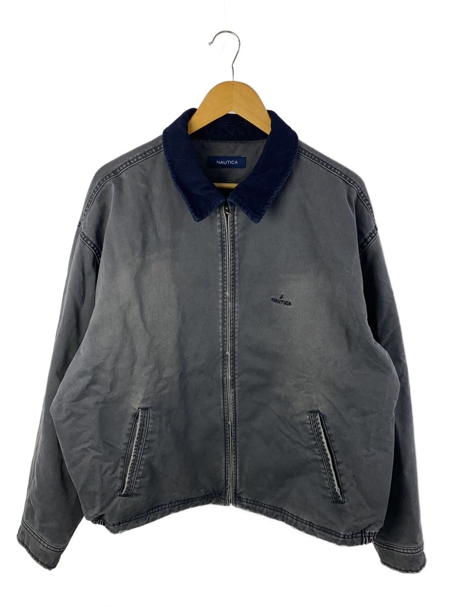 【中古】NAUTICA◆ユーズド加工/ジャケット/XL/コットン/GRY/243-1541【メンズウェア】|2nd STREET 店