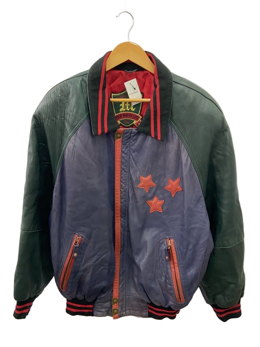【中古】SENSATIONAL/レザージャケット・ブルゾン/XXL/レザー/マルチカラー/総柄【メンズウェア】|2nd STREET 店