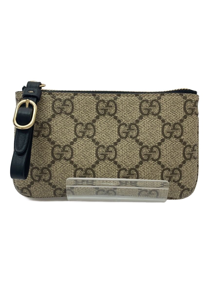 【中古】GUCCI◆GGエンブレム/キーポーチ/コインケース/PVC/ベージュ/819113【服飾雑貨他】｜2ｎｄ STREET 店 29,370円