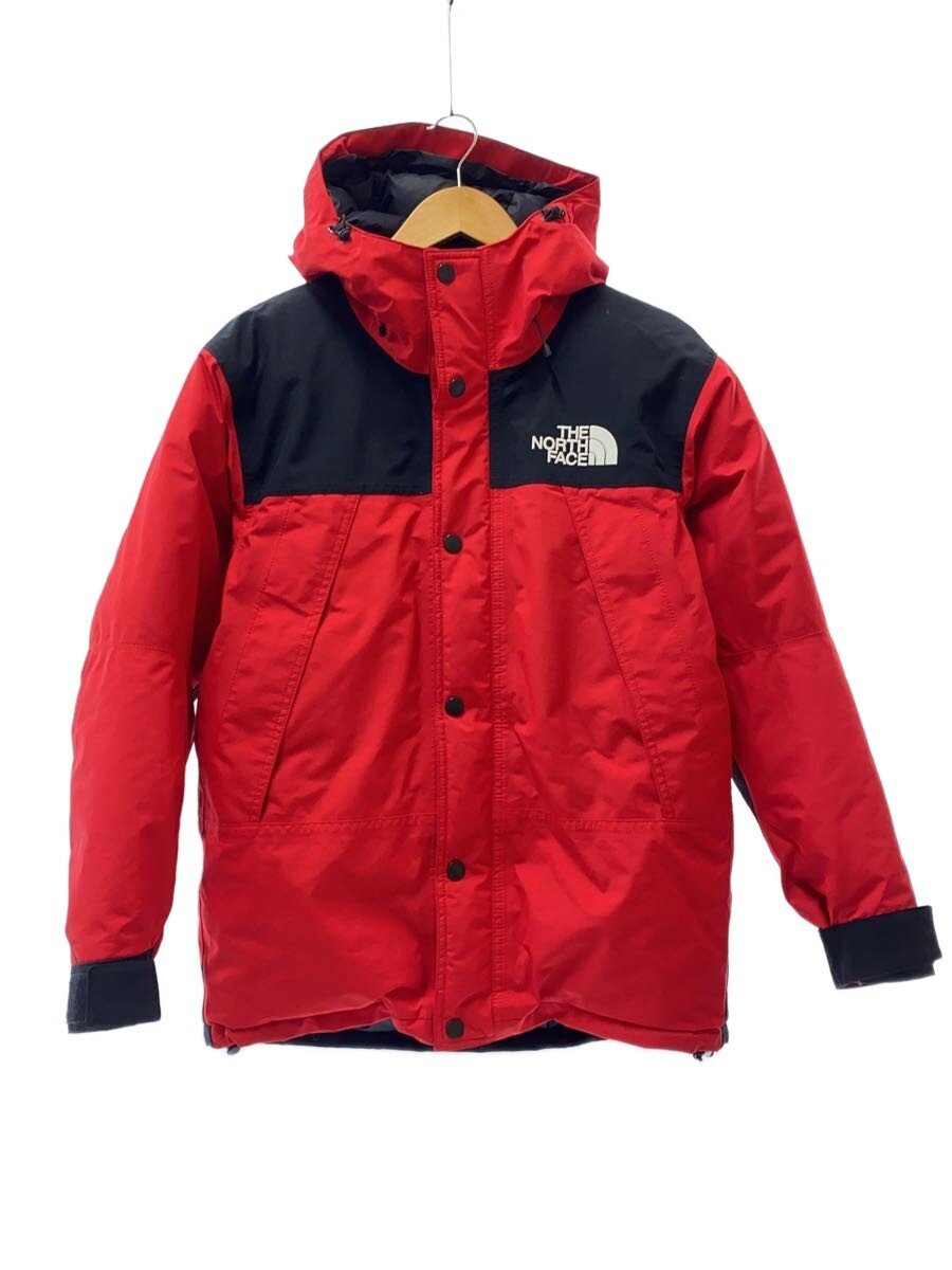 【中古】THE NORTH FACE◆MOUNTAIN DOWN JACKET_マウンテンダウンジャケット/S/ゴアテックス/RED【メンズウェア】|2nd STREET 店