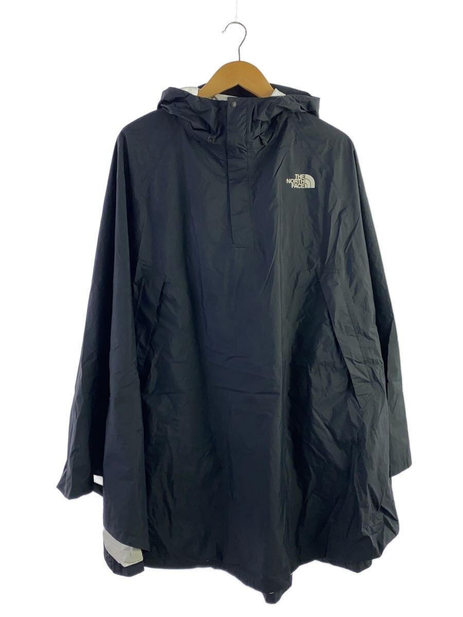 【中古】THE NORTH FACE◆ACCESS PONCHO_アクセスポンチョ/M/ナイロン/BLK【メンズウェア】