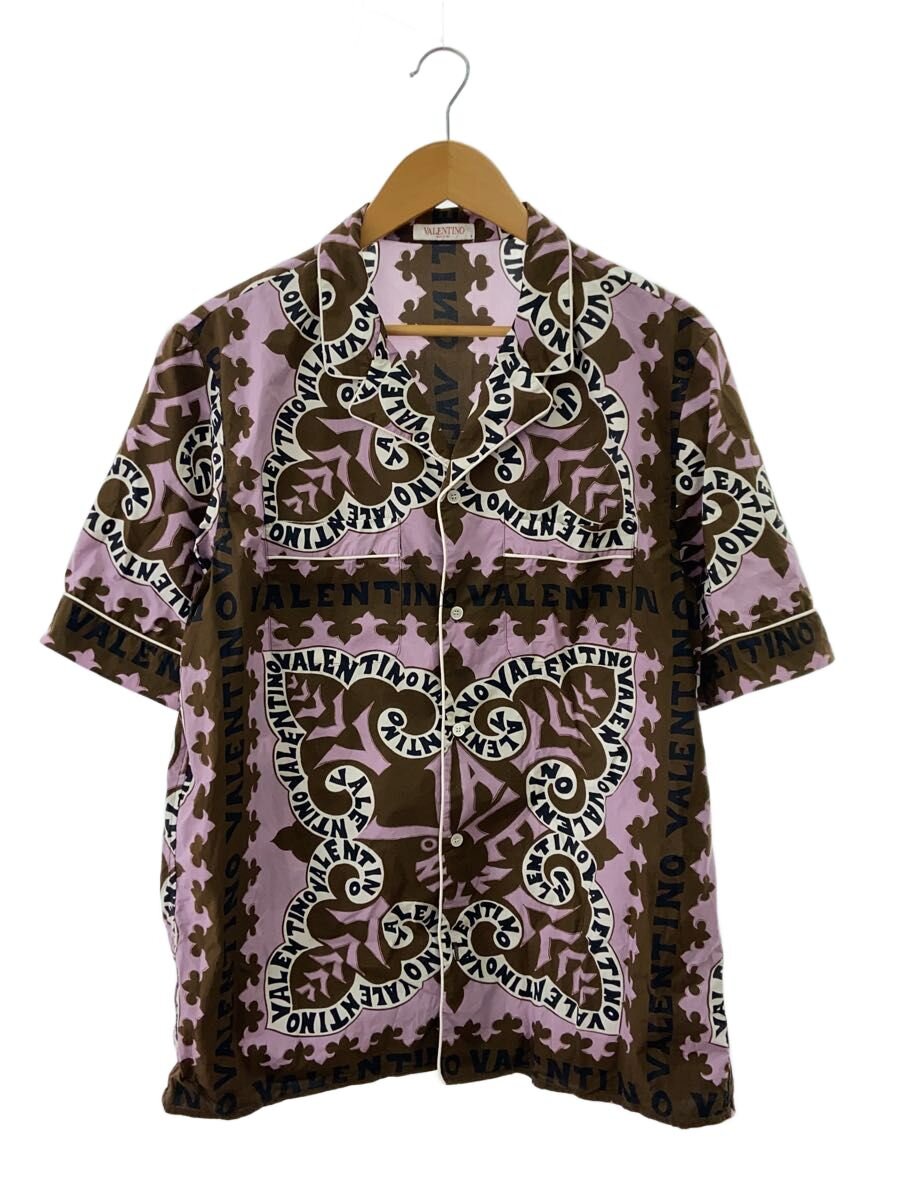 【中古】VALENTINO◆半袖シャツ/48/コットン/BRW/総柄/2V3AAA7293Y【メンズウェア】｜2ｎｄ STREET 店