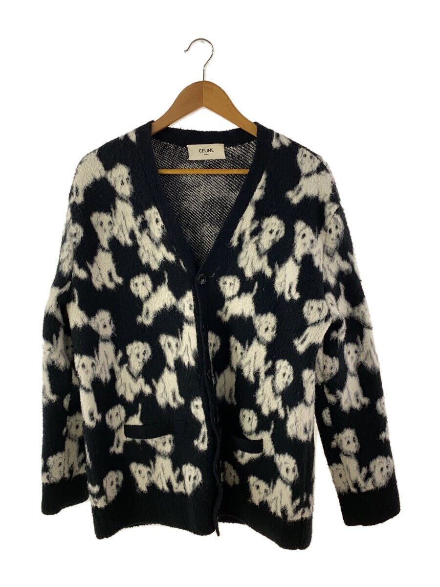 【中古】CELINE◆CELINE セリーヌ カーディガン(厚手)/XS/コットン/BLK/総柄//【メンズウェア】｜2ｎｄ STREET 店