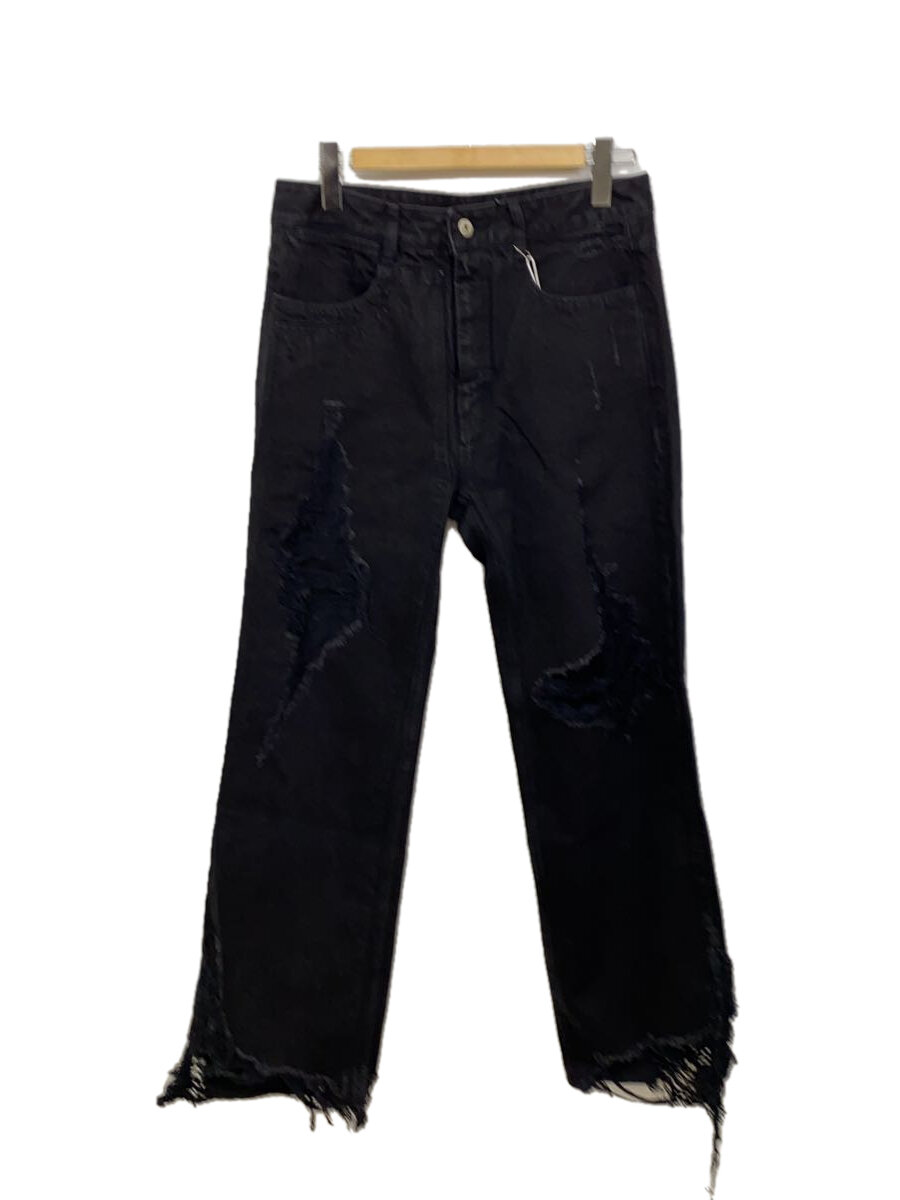 【中古】KANAKO SAKAI◆RIPPED JEANS/38/コットン/ブラック/KS2402068//【レディースウェア】｜2ｎｄ STREET 店
