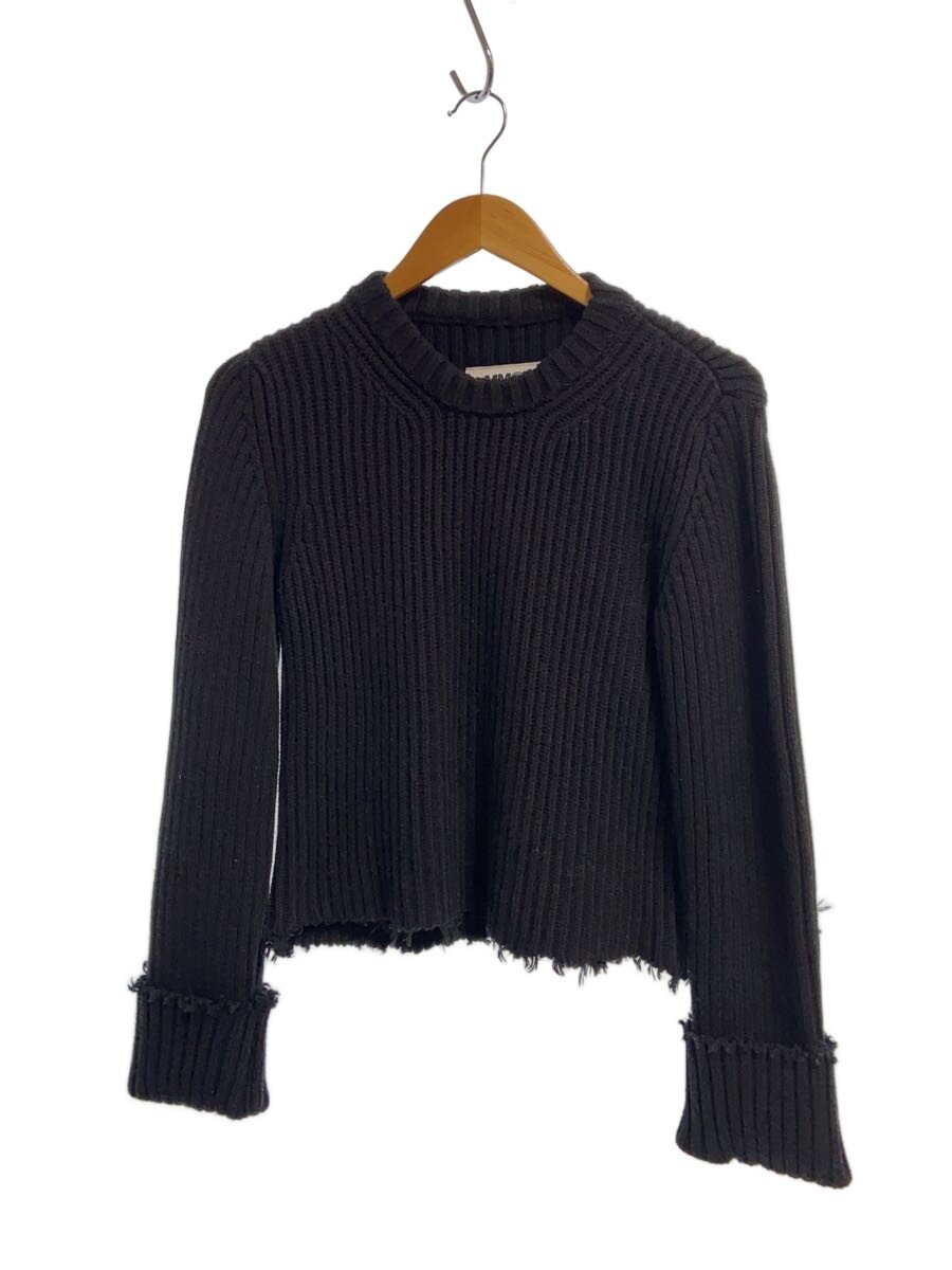 【中古】MM6◆ニット・セーター(厚手)/S/コットン/BLK/無地/S18154【レディースウェア】｜2ｎｄ STREET 店