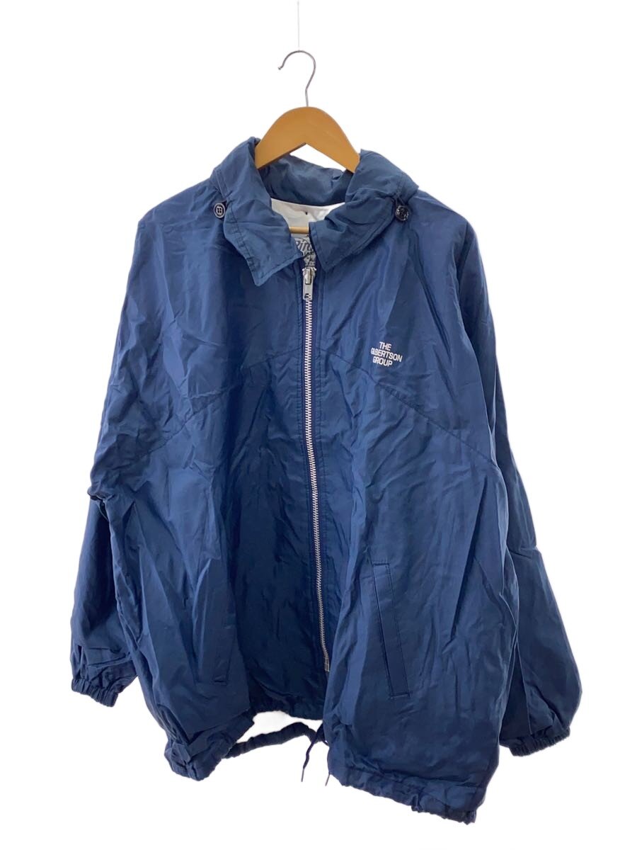 【中古】ナイロン上衣/ナイロン/BLU/無地/USA製/idealジップ/80s【メンズウェア】