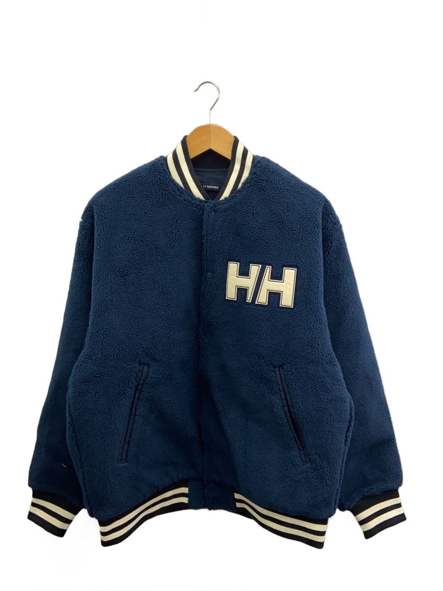 【中古】HELLY HANSEN◆25AW/FIBERPILE Reversible Varsity Jacket/フリースジャケット/HM52552【メンズウェア】