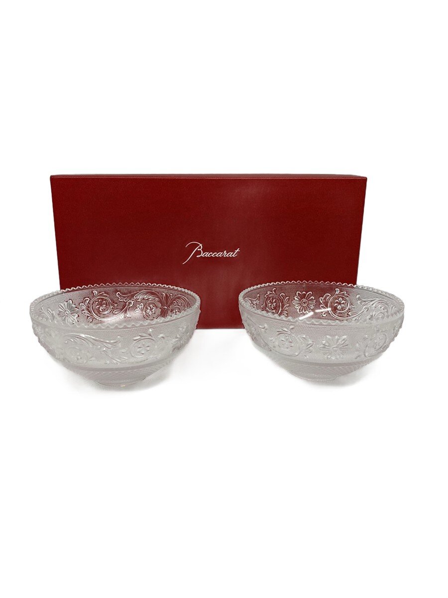 【中古】Baccarat◆洋食器余分の物/2点書き割り/CLR【勝手もと装置】