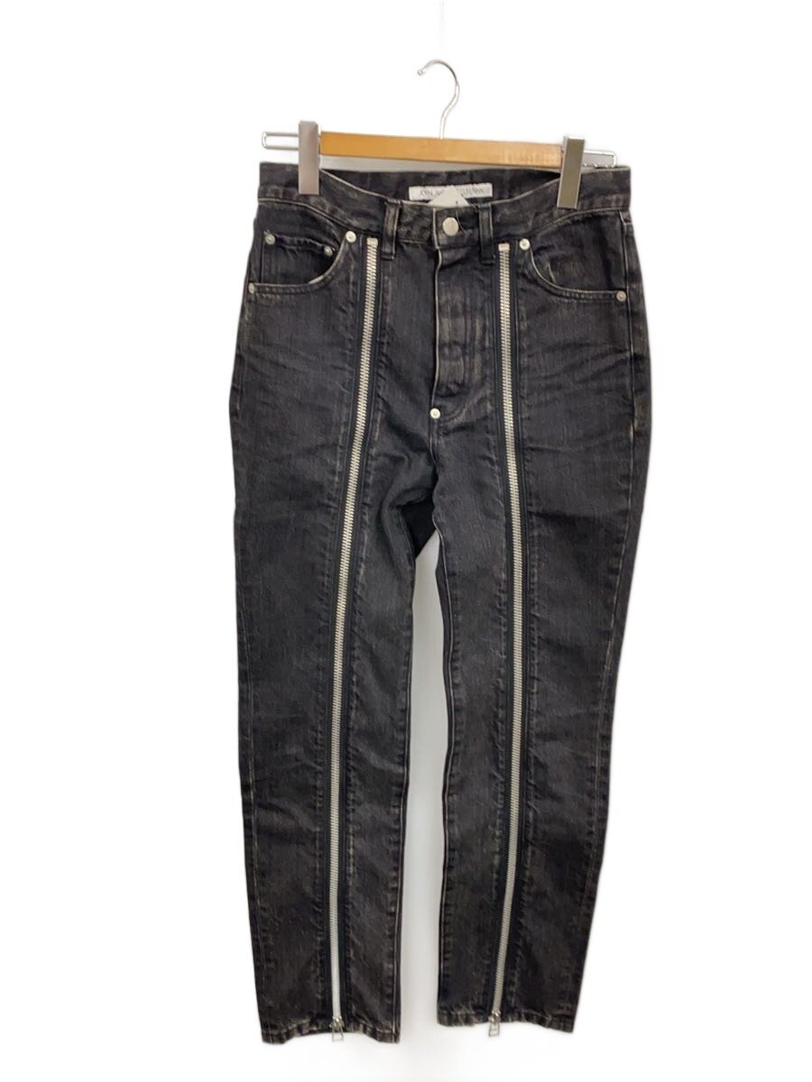 【中古】JOHN LAWRENCE SULLIVAN◆20SS/BLEACHED DENIM ZIPPED PANTS/44/コットン/BLK/2A008-0320-15【メンズウェア】｜2ｎｄ STREET 店