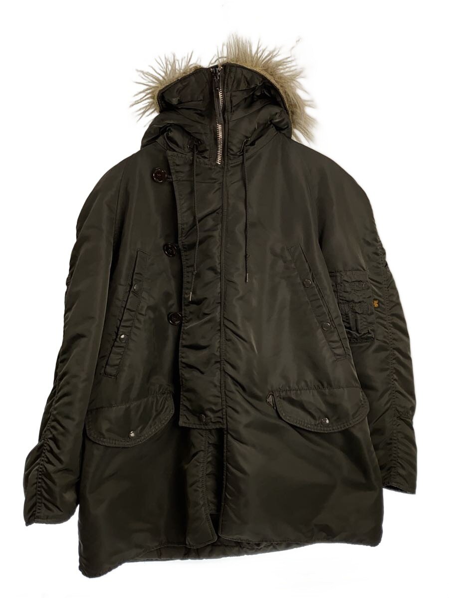 【中古】ALPHA INDUSTRIES◆フライトジャケット/M/ナイロン/KHK/1615-573-8335/N-3B【メンズウェア】｜2ｎｄ STREET 店 7,498円