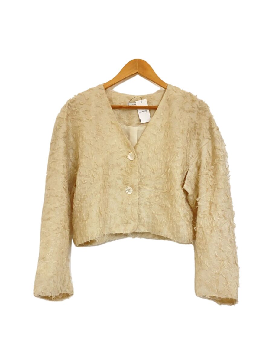 【中古】CLANE◆24AW/FEATHER SHELL BUTTON CARDIGAN/1/レーヨン/BEG/17122-4002【レディースウェア】｜2ｎｄ STREET 店