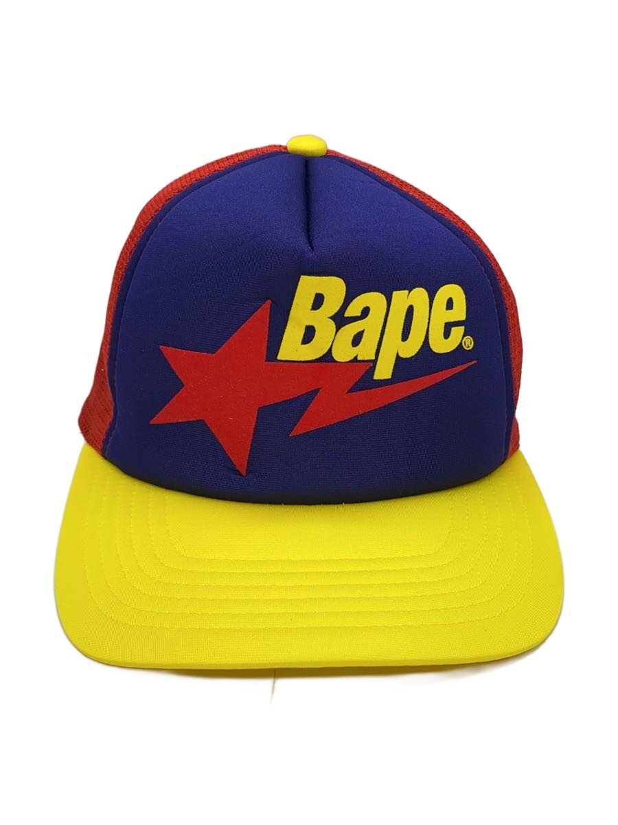 【中古】A BATHING APE◆メッシュキャップ/FREE/マルチカラー/メンズ/BAPE STA/デッドストック/本人期【服飾雑貨他】|2nd STREET 店
