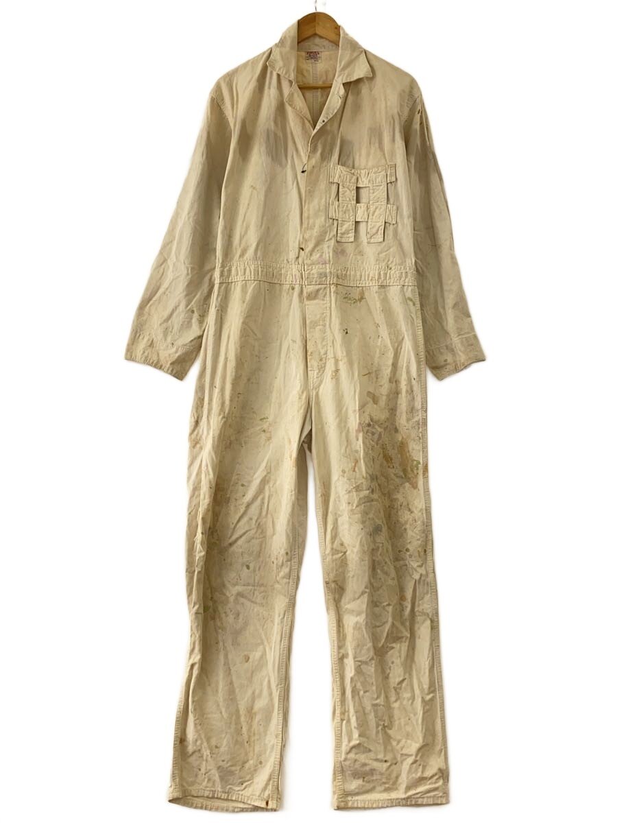 【中古】-50s/FINCKS/VT/透かし彫り衣嚢/ペンキ・ヨゴレ・ダメージ有/オールインワン/40/コット【メンズウェア】