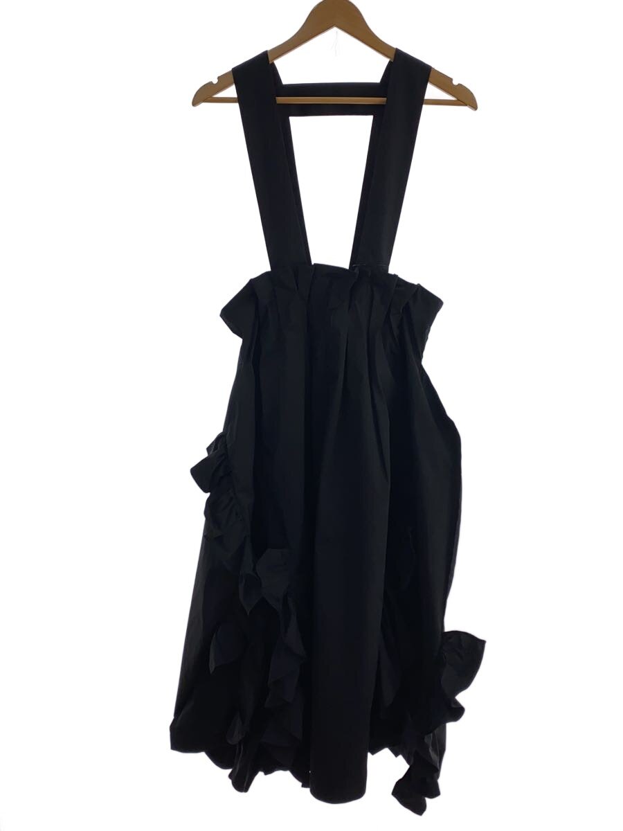【中古】ENFOLD◆SOLOTEXR ツイル タックフリルジャンパーSKIRT/36/ポリエステル/BLK/300FA231-0960【レディース御召しもの】