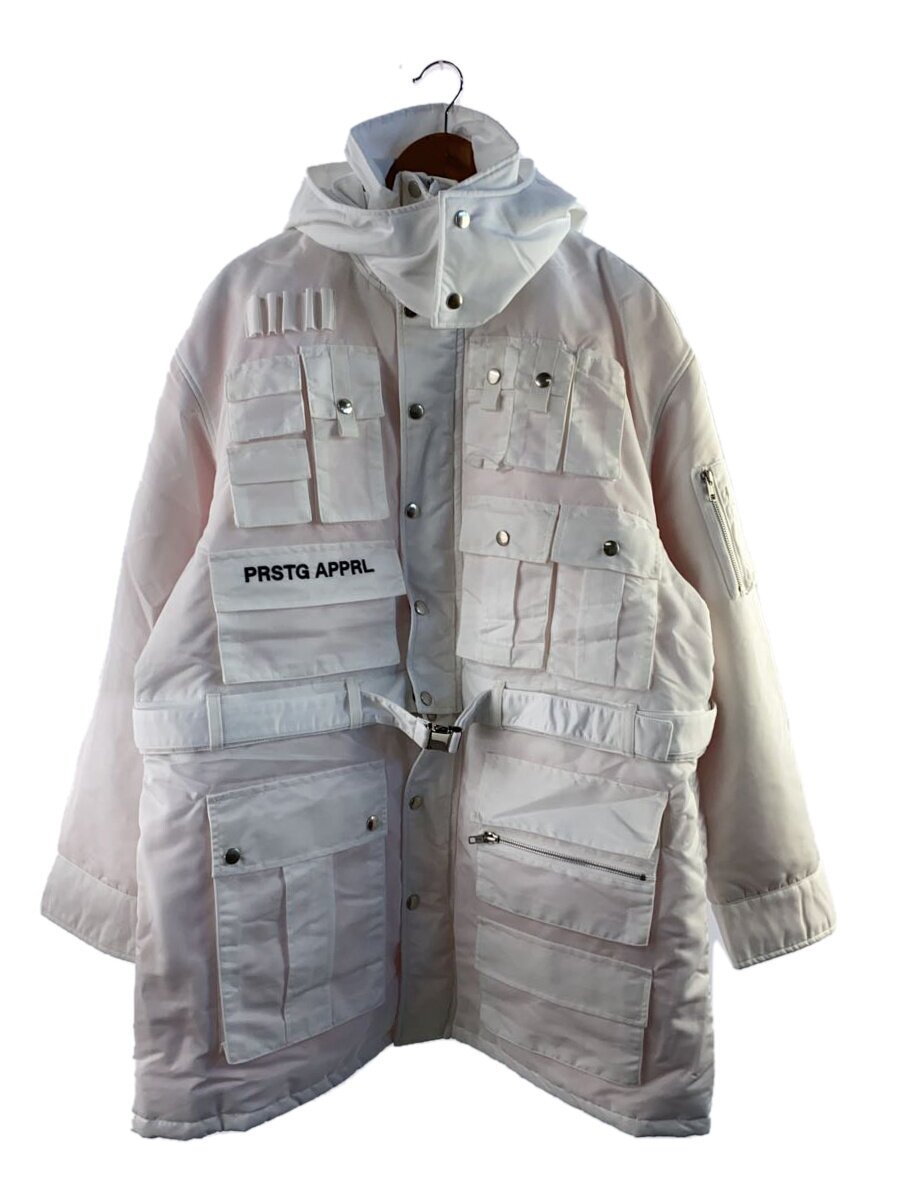 【中古】PRESTIGE APPAREL/SURVIVAL 13 POCKET COAT/M/ポリエステル/ホワイト//【メンズウェア】｜2ｎｄ STREET 店