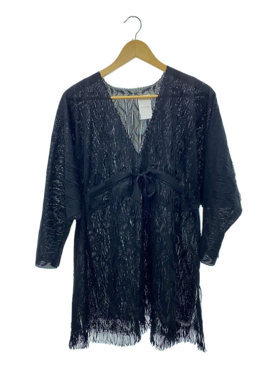 【中古】ISSEY MIYAKE◆7分袖カットソー/2/ポリエステル/BLK/無地/IM13KH662//【レディースウェア】|2nd STREET 店