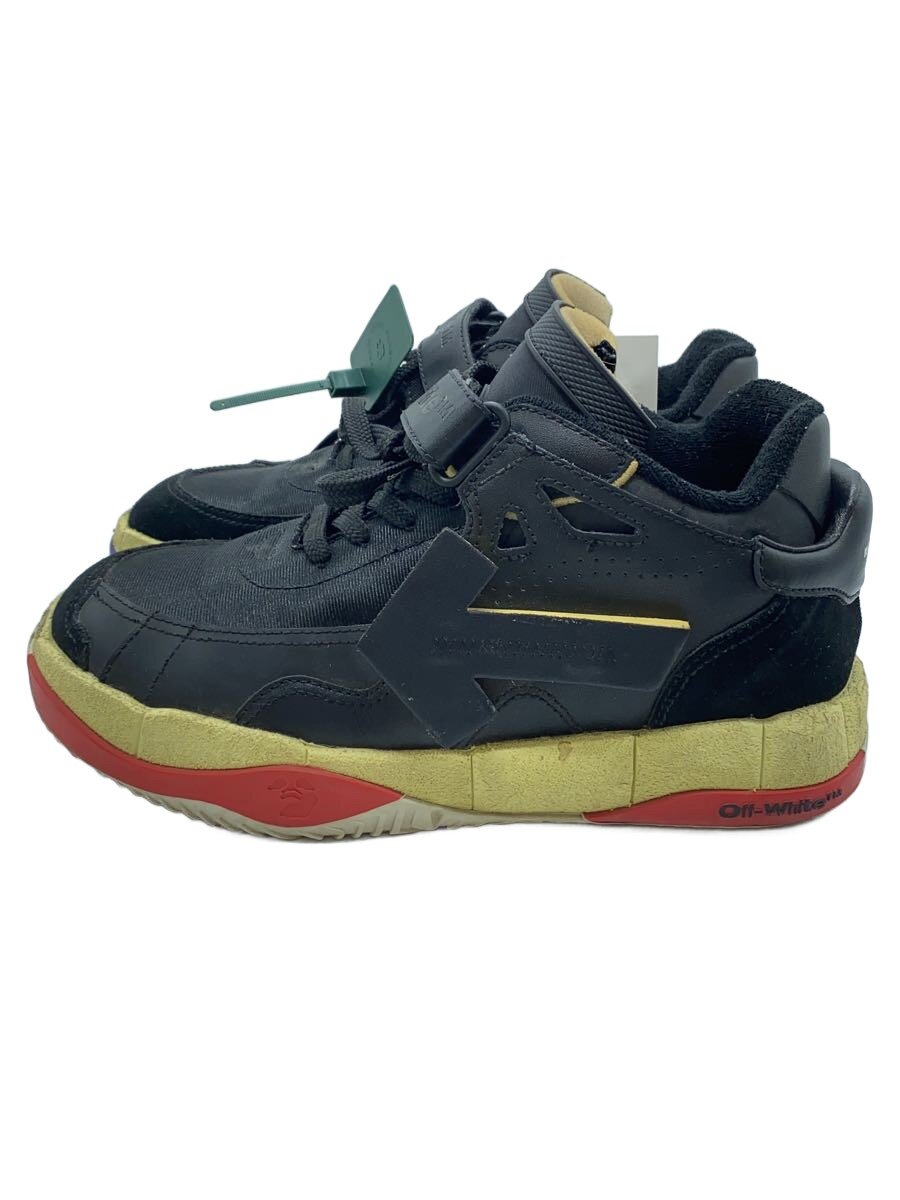 【中古】OFF-WHITE◆low top puzzle couture/ローカットスニーカー/43/BLK【シューズ】