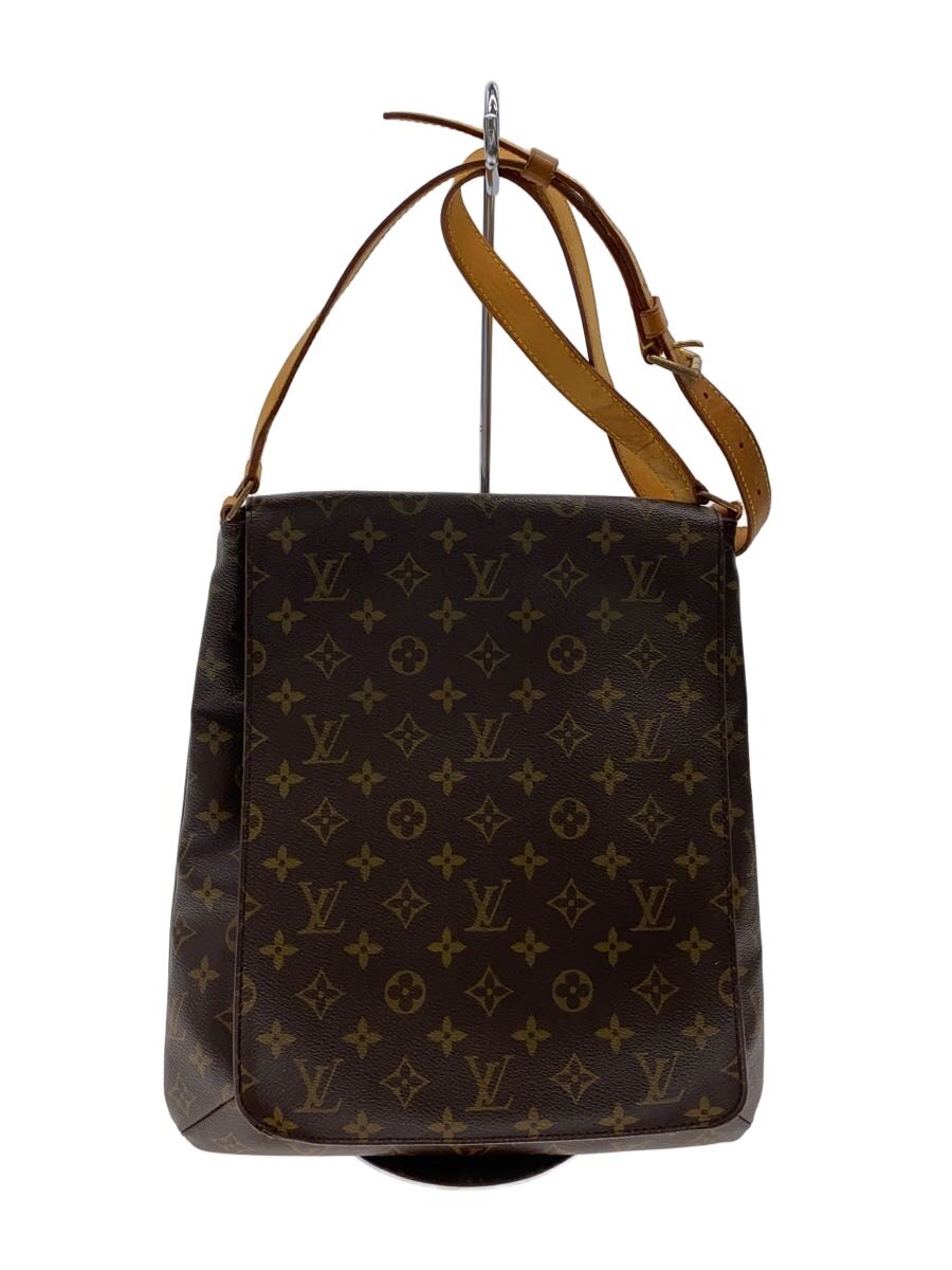 【中古】LOUIS VUITTON◆ミュゼット_モノグラム・キャンバス/PVC/BRW【バッグ】|2nd STREET 店